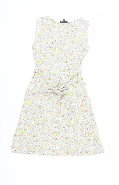 Warehouse Women's Multicoloured Floral Wrap Dress Size 12