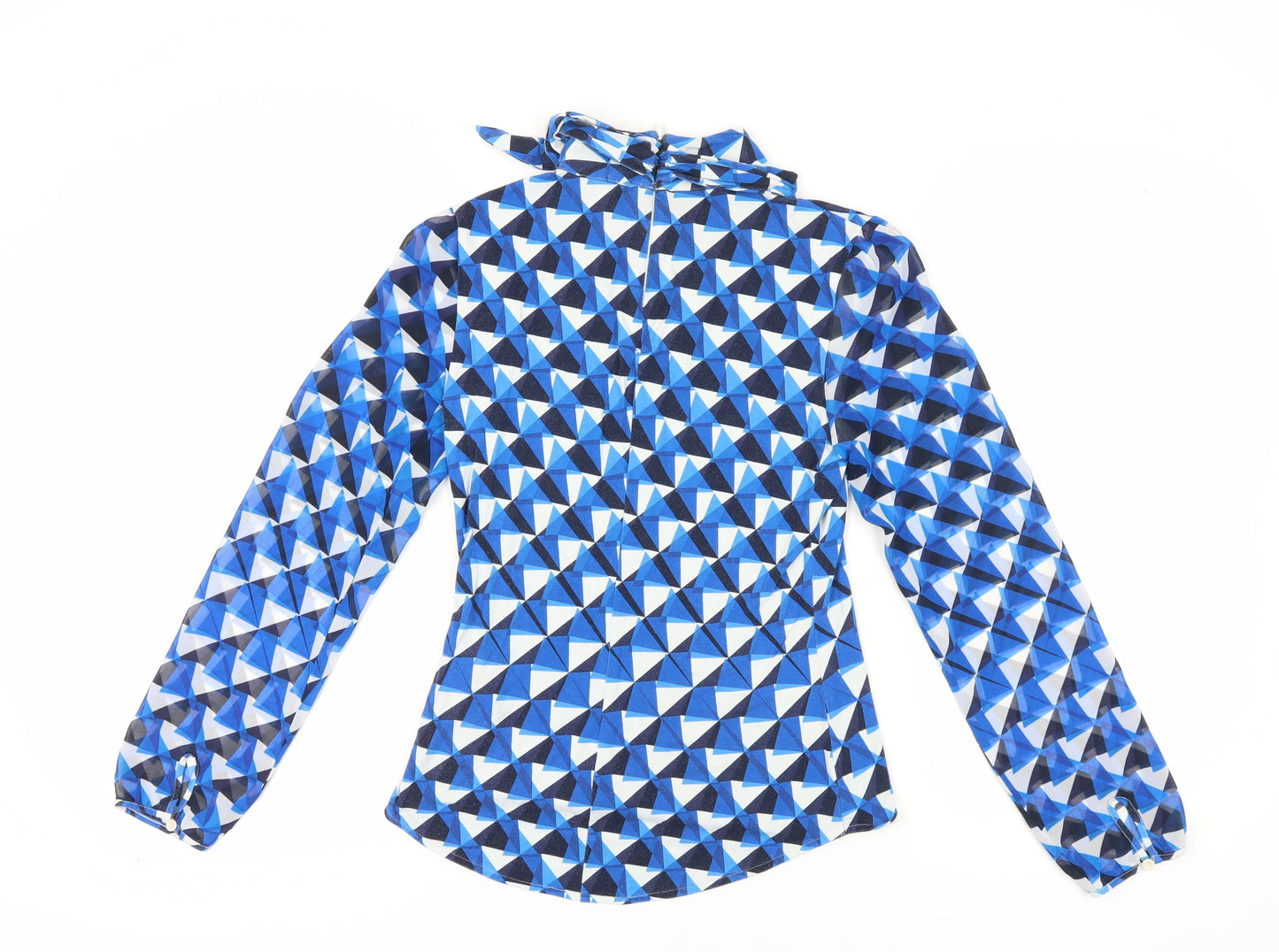 Womens UK Size 10 Karen Millen Blue Tunic Blouse