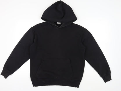 Zara Black Unisex Pullover Hoodie Size 12