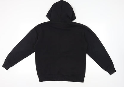 Zara Black Unisex Pullover Hoodie Size 12