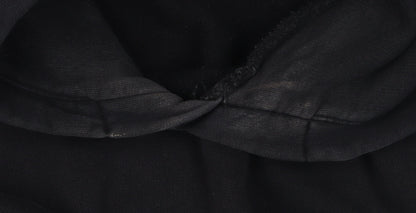 Zara Black Unisex Pullover Hoodie Size 12