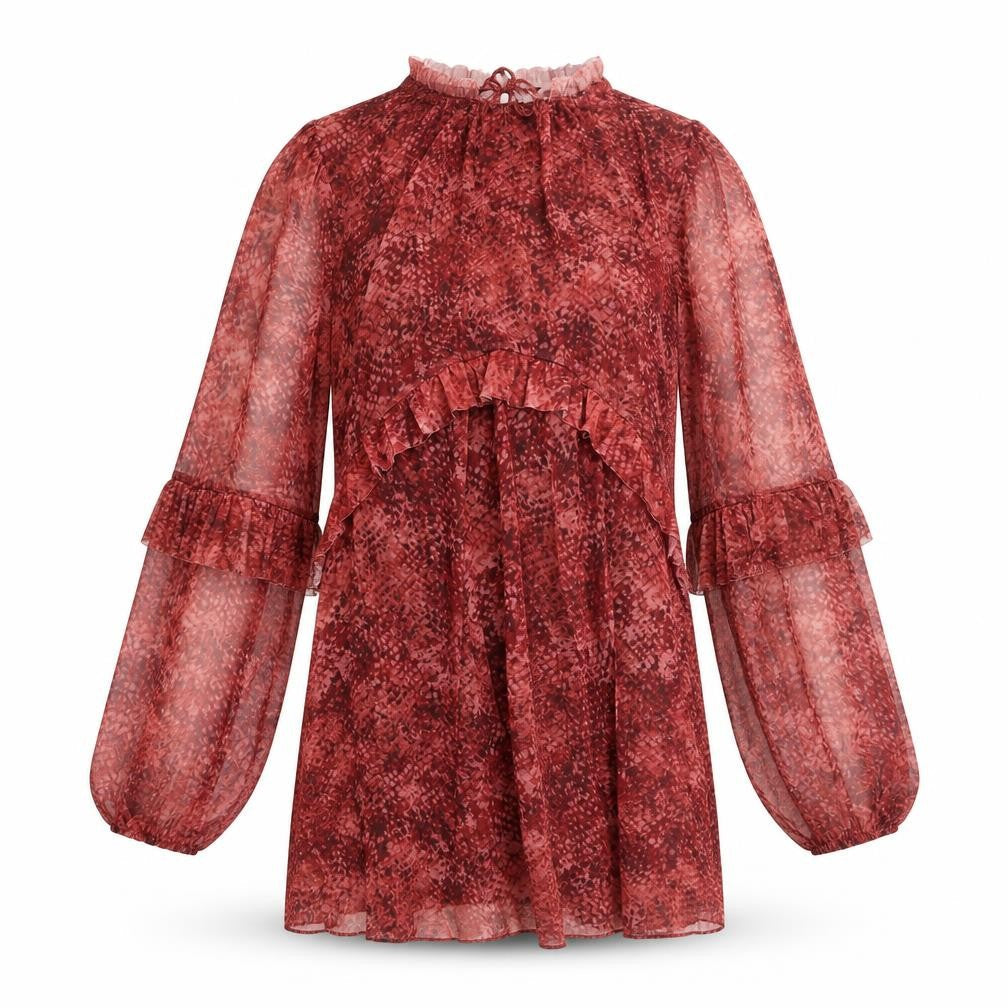 Marks and Spencer Red Animal Print Dress Size 8