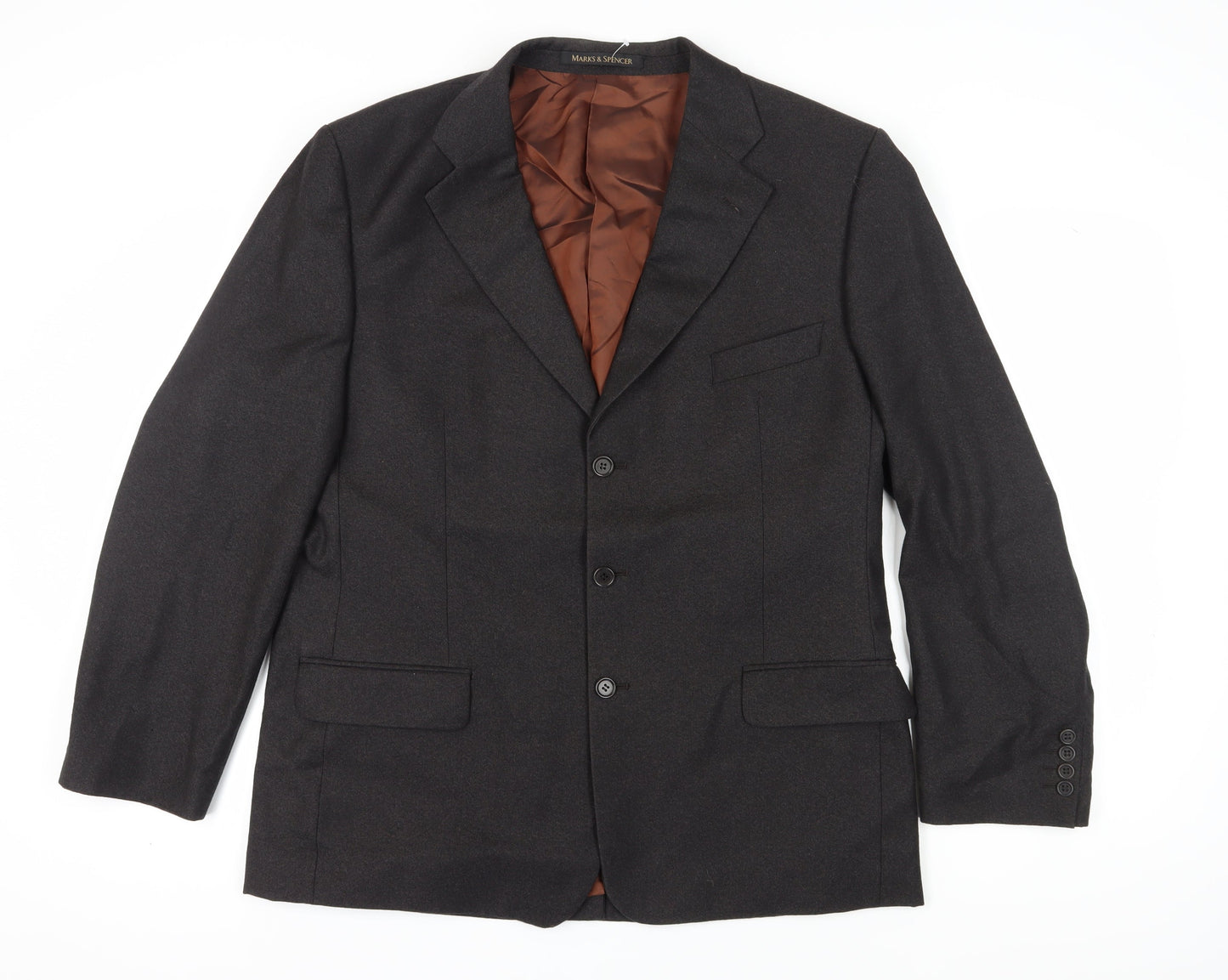 Mens UK Size 44 Marks and Spencer Regular Brown Suit Jacket