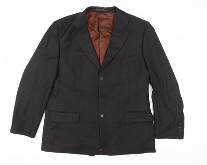 Mens UK Size 44 Marks and Spencer Regular Brown Suit Jacket