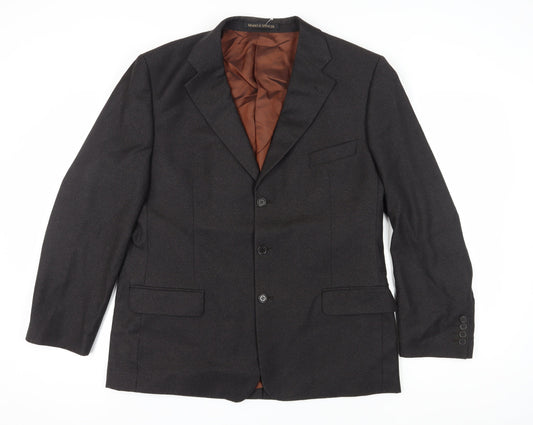 Mens UK Size 44 Marks and Spencer Regular Brown Suit Jacket