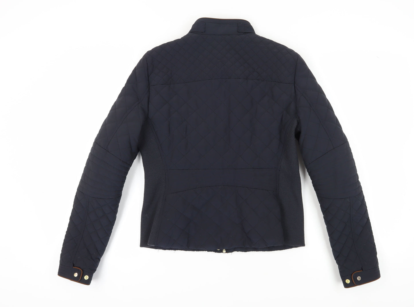 Womens UK Size L Zara Black Quilted Coat