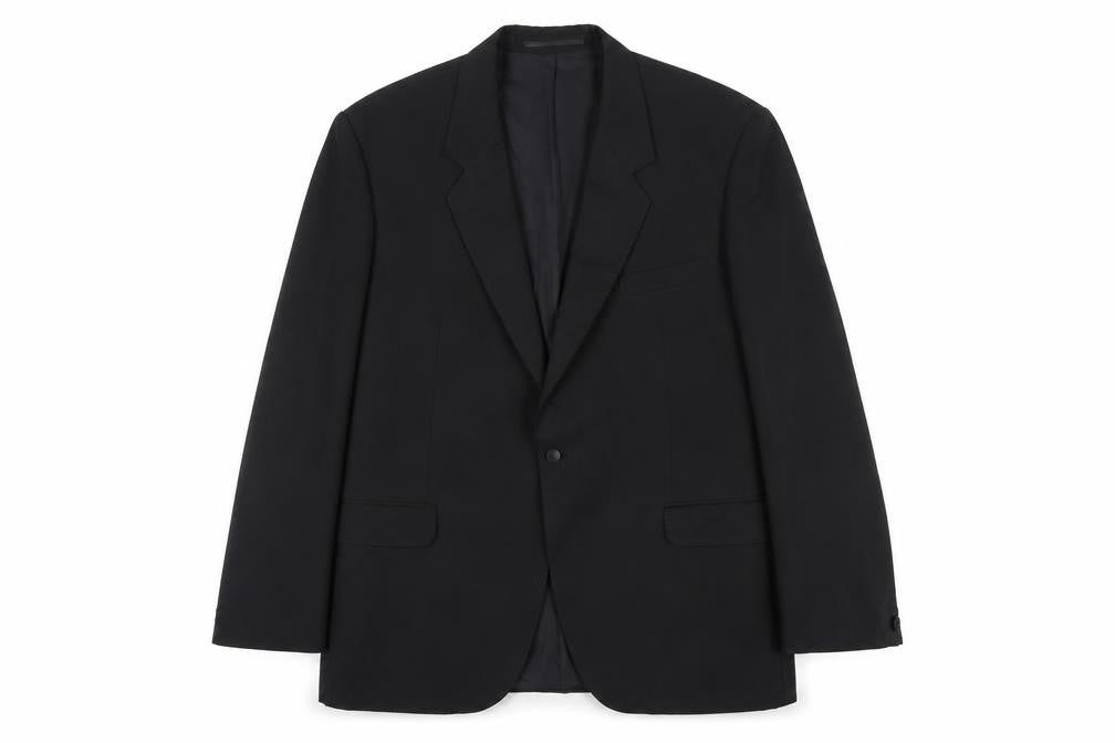 Mens UK Size 46 House of Fraser Regular Black Suit Tuxedo