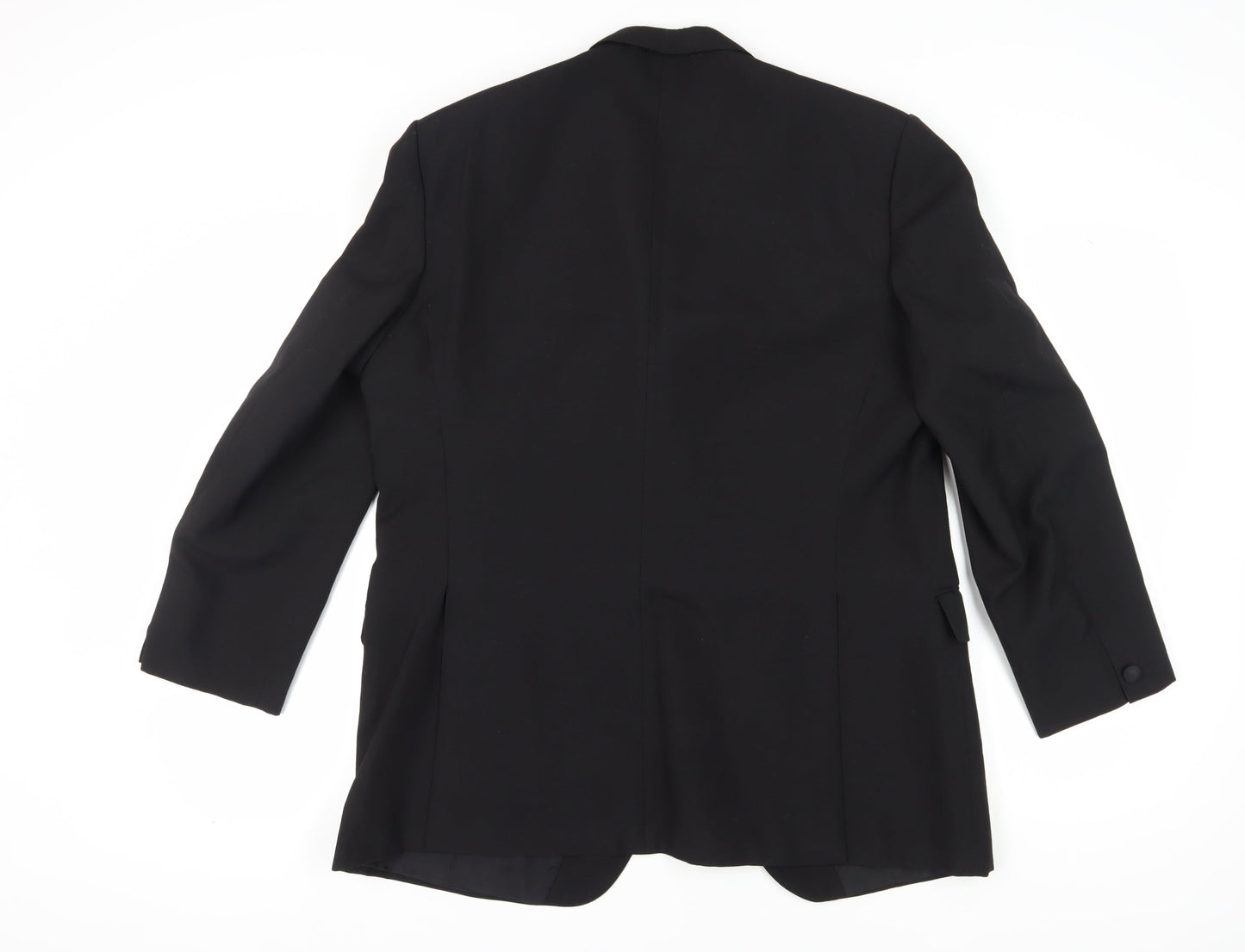 Mens UK Size 46 House of Fraser Regular Black Suit Tuxedo