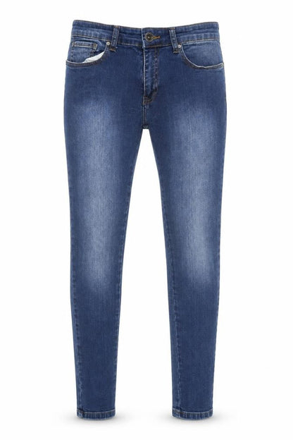 Mens UK Size 32 Kroze Jeans Regular Fit Skinny Blue Jeans