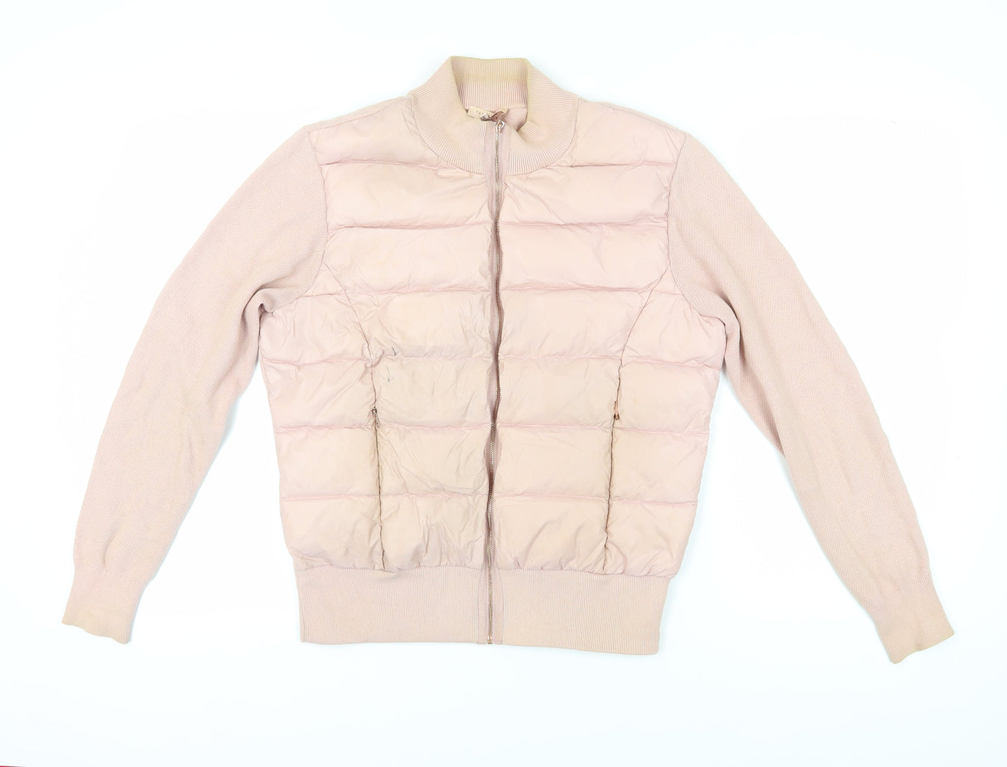 Womens UK Size 10 Ted Baker Pink Bomber Jacket