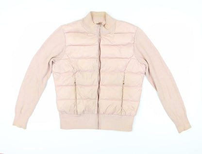 Womens UK Size 10 Ted Baker Pink Bomber Jacket