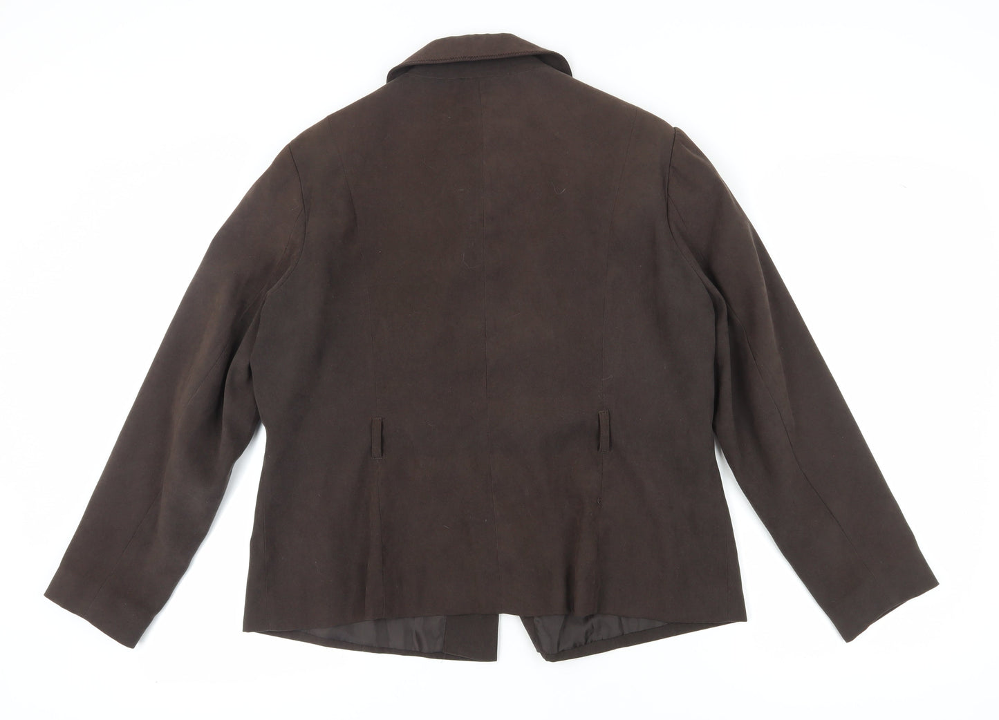 Mia Moda Women's Brown Blazer Jacket Size 18