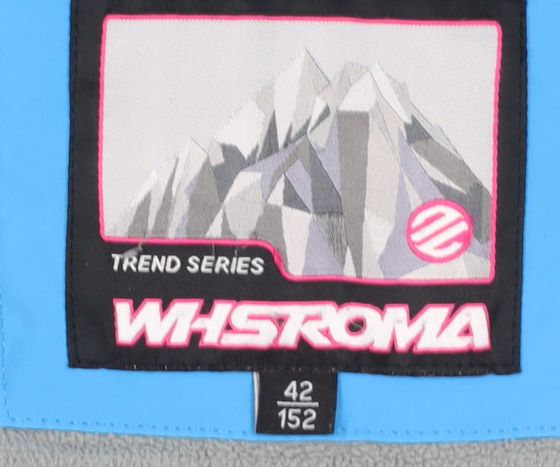WHSTROMA Boys Blue Ski Jacket Waterproof 14
