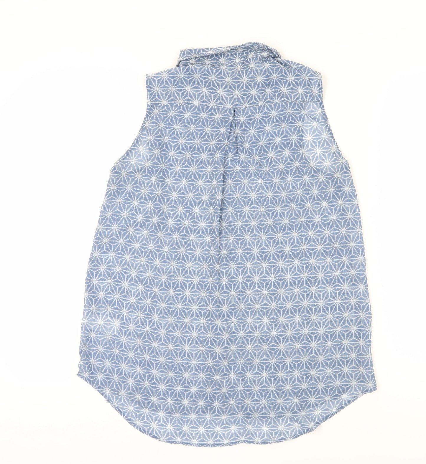 Womens UK Size 8 H&M Blue  Button-Up
