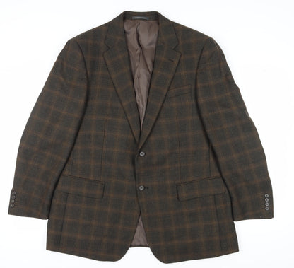 Mens UK Size 46 Greenwoods Regular Brown Suit Jacket