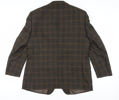 Mens UK Size 46 Greenwoods Regular Brown Suit Jacket