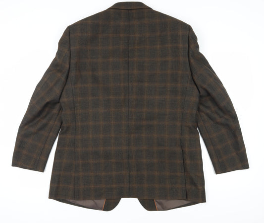 Mens UK Size 46 Greenwoods Regular Brown Suit Jacket