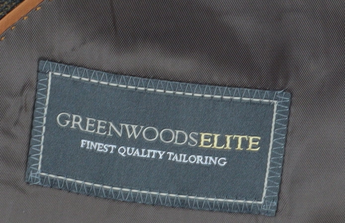 Mens UK Size 46 Greenwoods Regular Brown Suit Jacket
