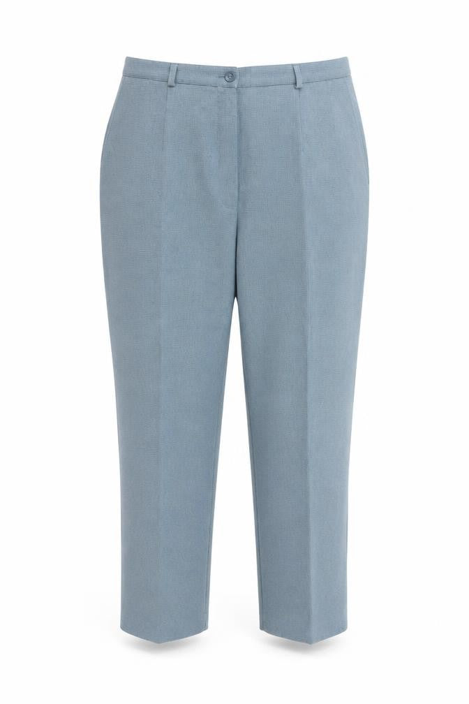 Womens UK Size 18 EWM Regular Fit Chino Blue Trousers
