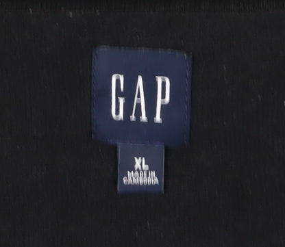 GAP Women's Black XL Pullover V-Neck Jumper