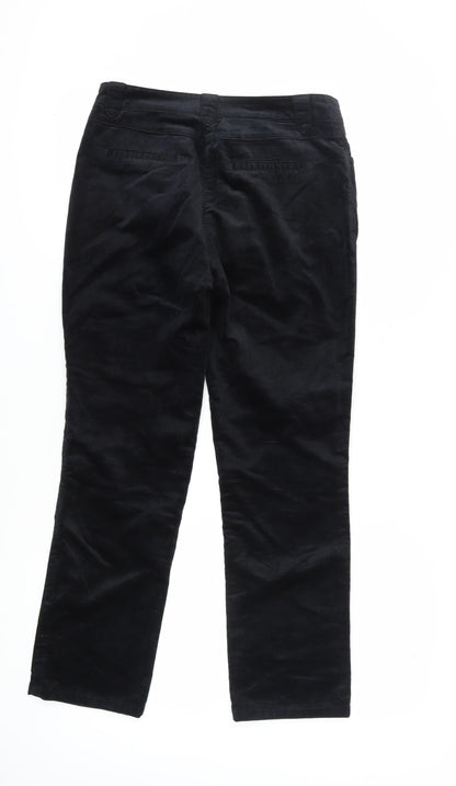 Womens UK Size 12 Marks and Spencer Regular Fit  Black Trousers