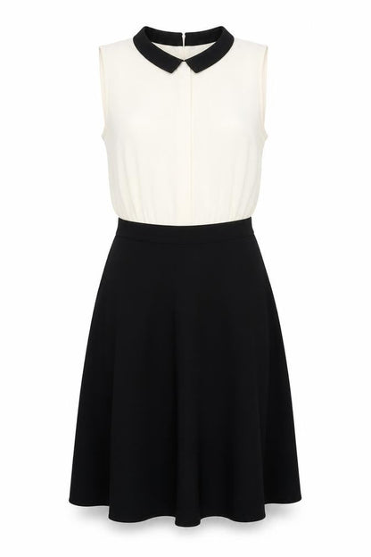 Dorothy Perkins Women's Black/White Shift Dress Size 10