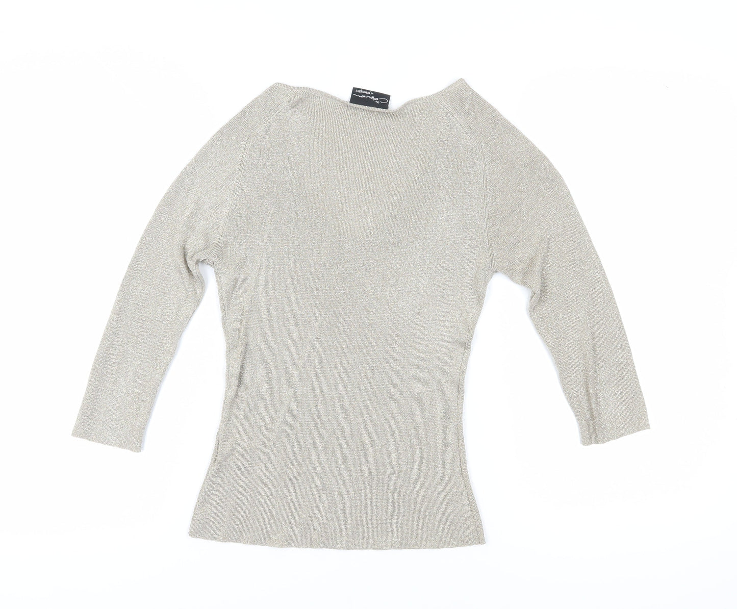 The Collection Beige V-Neck Women's Pullover Jumper