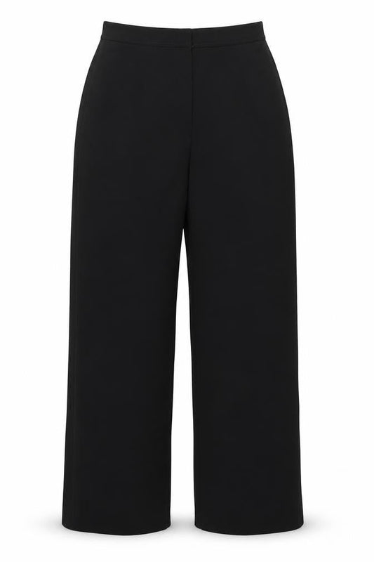 Womens UK Size 12 J. Taylor Regular Fit Business Formal Black Trousers