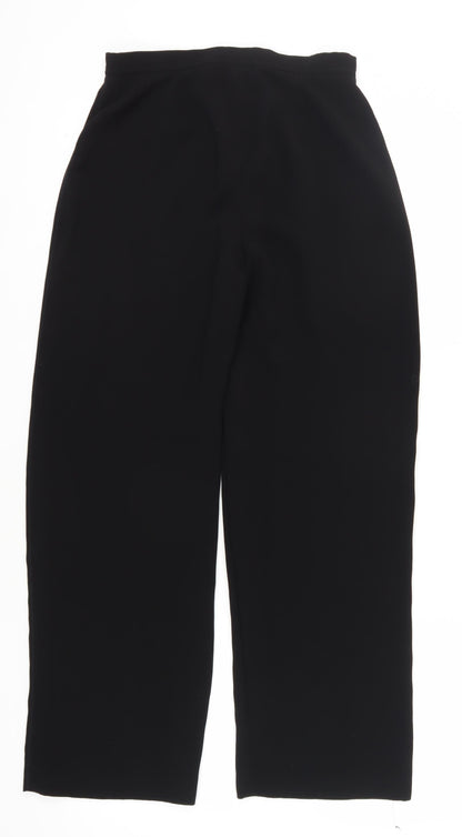 Womens UK Size 12 J. Taylor Regular Fit Business Formal Black Trousers