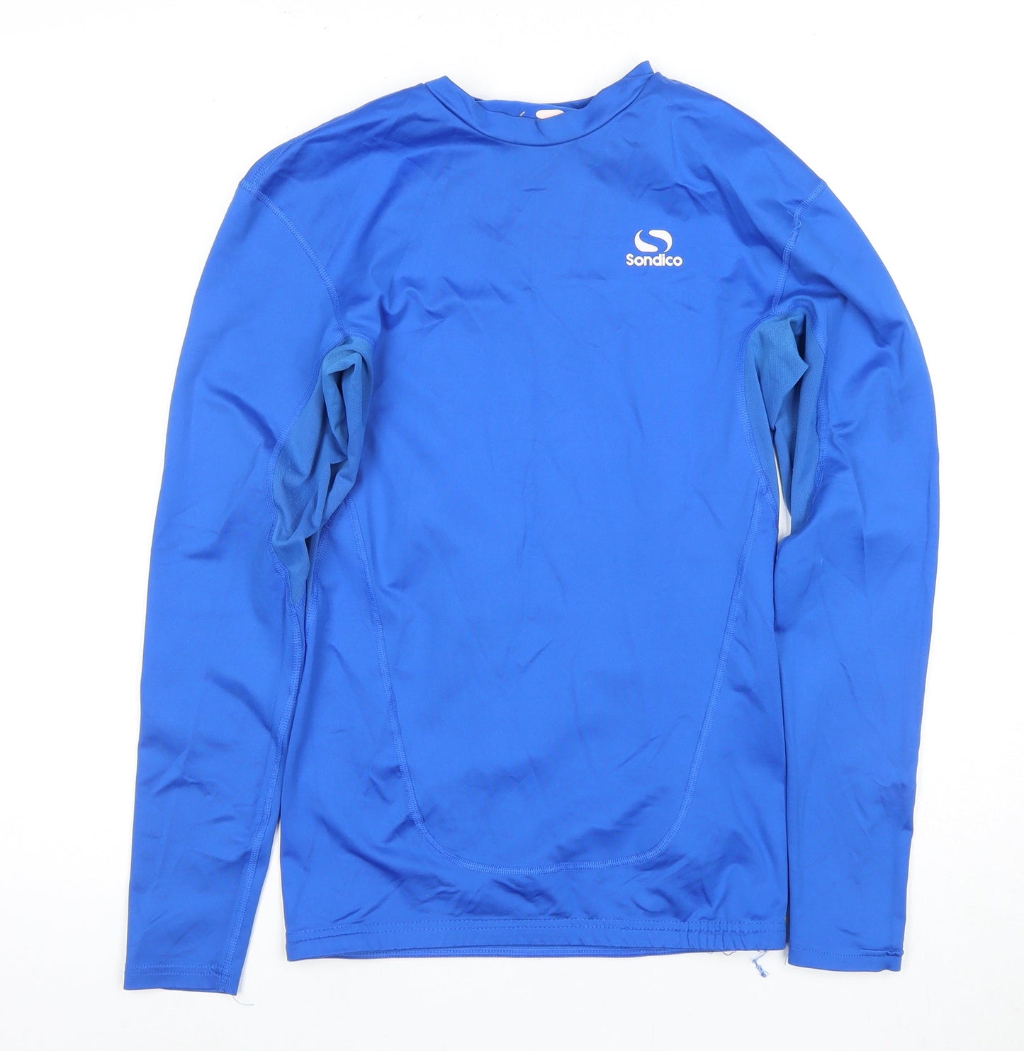 Sondico Men's Blue Long Sleeve Athletic Pullover T-Shirt