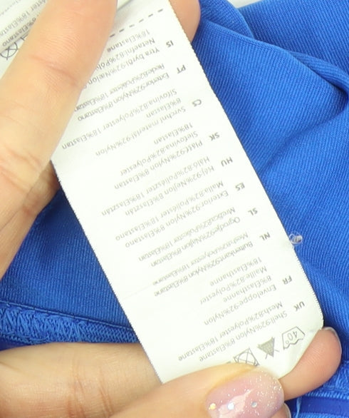 Sondico Men's Blue Long Sleeve Athletic Pullover T-Shirt