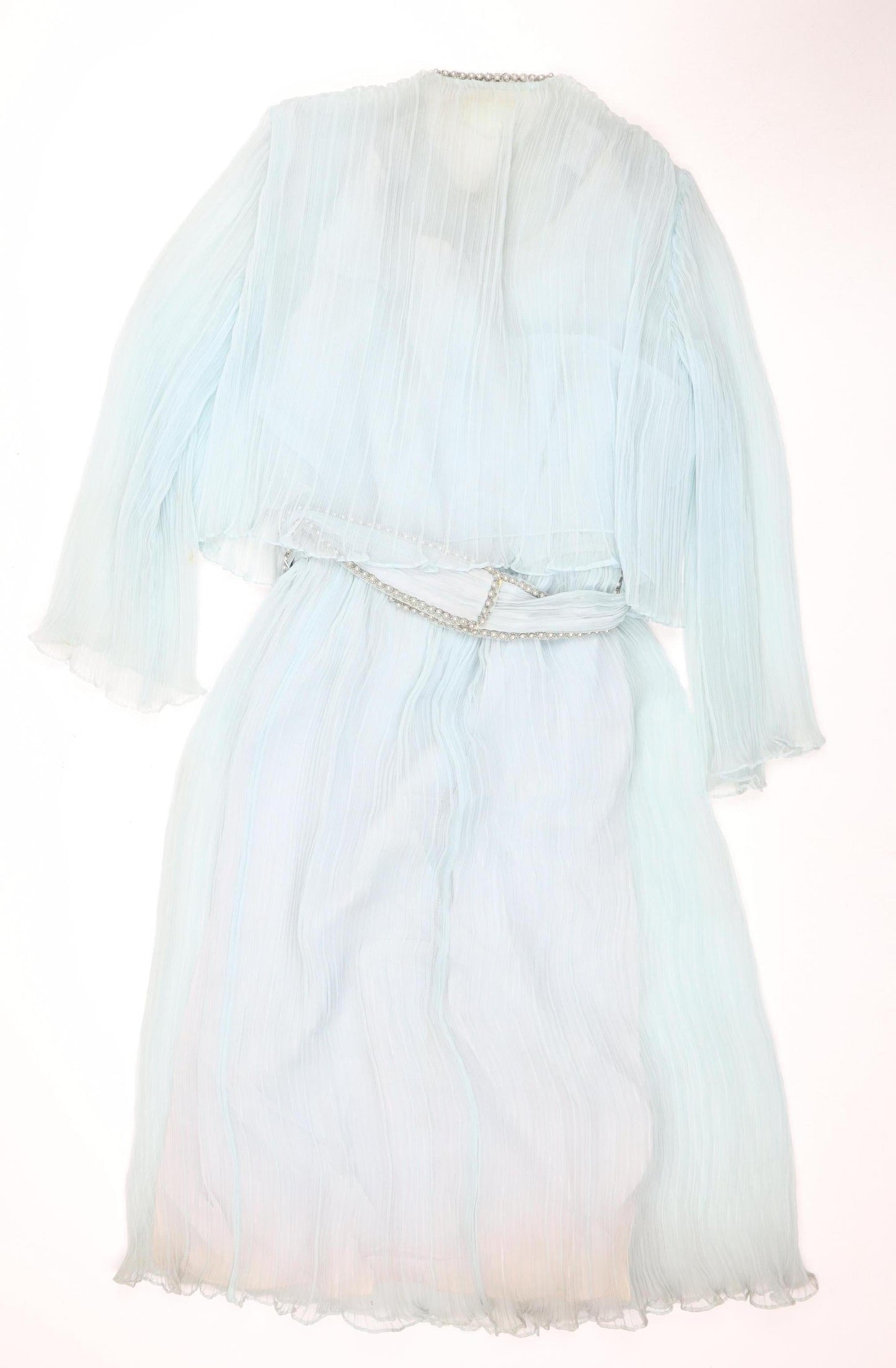 Jack Bryan Women's Blue Beaded Party Dress Size 14