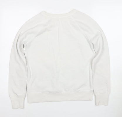 Calvin Klein Jeans Women's White Pullover Sweatshirt S