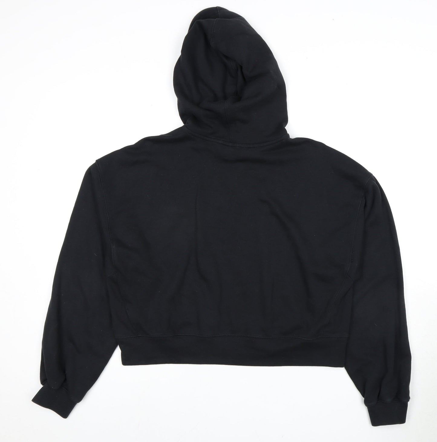 Adidas Women's Black Pullover Hoodie, Size 14, Regular Fit