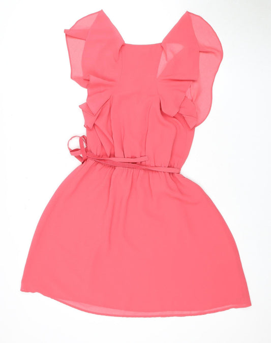 Armani Exchange Women's Pink Wrap Dress Size 2