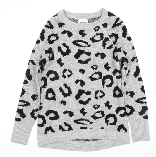 Abercrombie & Fitch Women's Grey Pullover Jumper, 2XS