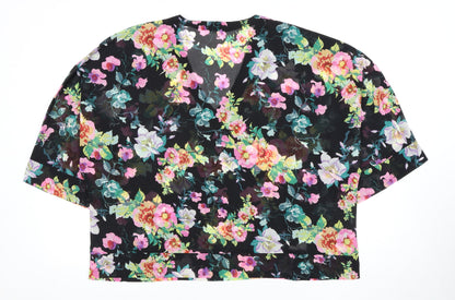 Jacqueline de Yong Women's Floral Blouse Size 12 Multicoloured