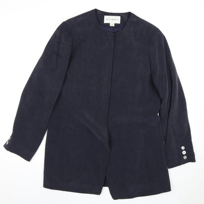 Austin Reed Women's Black Silk Blazer, Size 14