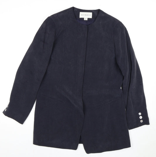 Austin Reed Women's Black Silk Blazer, Size 14