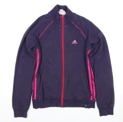 Adidas Girls Purple Full Zip Hoodie - 13-14 Years