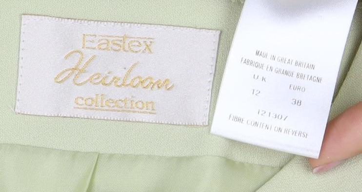 Eastex Women's Green Suit Jacket Size 12 Business Wear