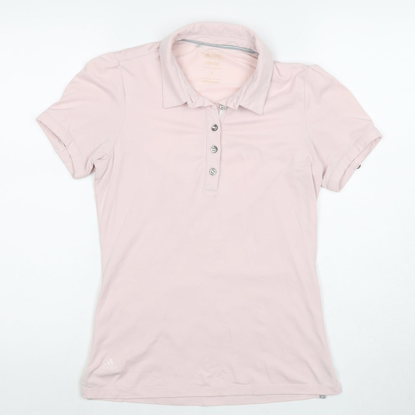 Womens UK Size S adidas Pink Basic Polo