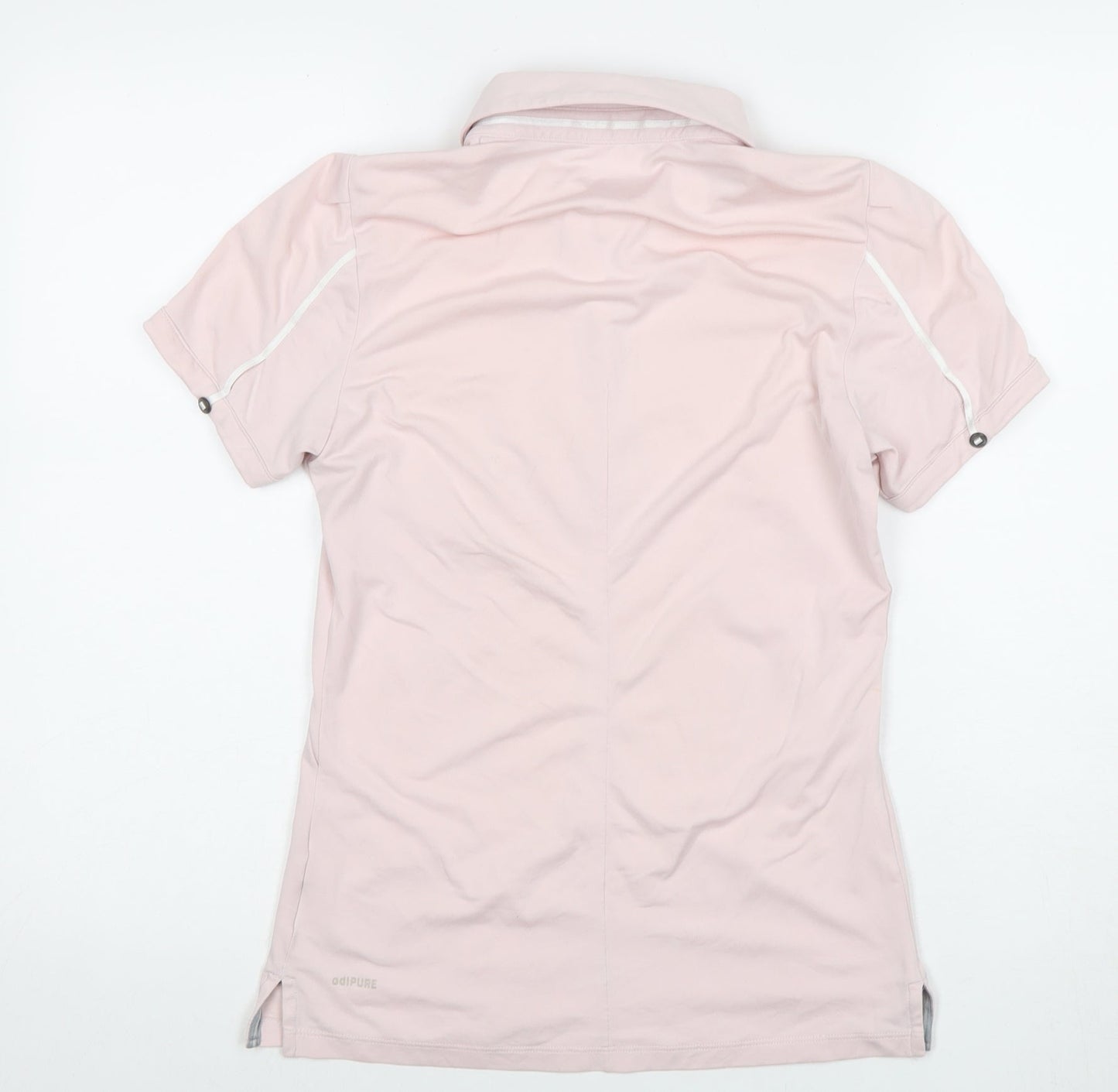 Womens UK Size S adidas Pink Basic Polo