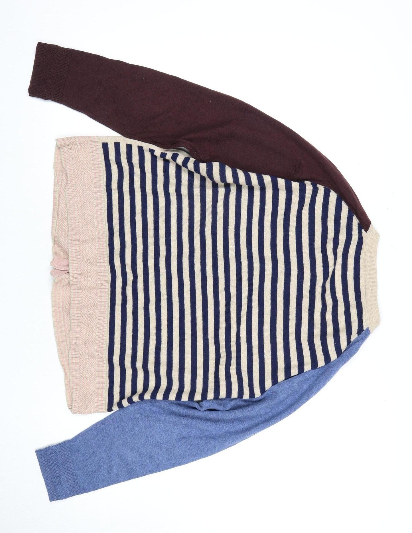 Morrissey Women's Beige Striped 14 Cardigan