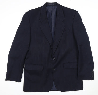 Mens UK Size 40 Centaur Regular Blue Suit Jacket