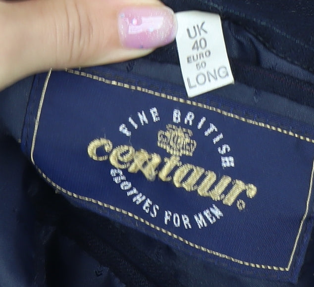 Mens UK Size 40 Centaur Regular Blue Suit Jacket