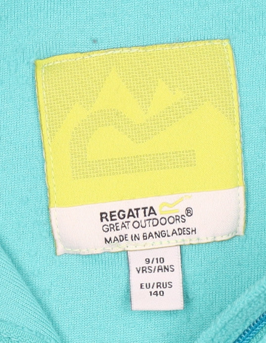 Regatta Girls' Blue Fleece Pullover Sweatshirt 9-10 Years