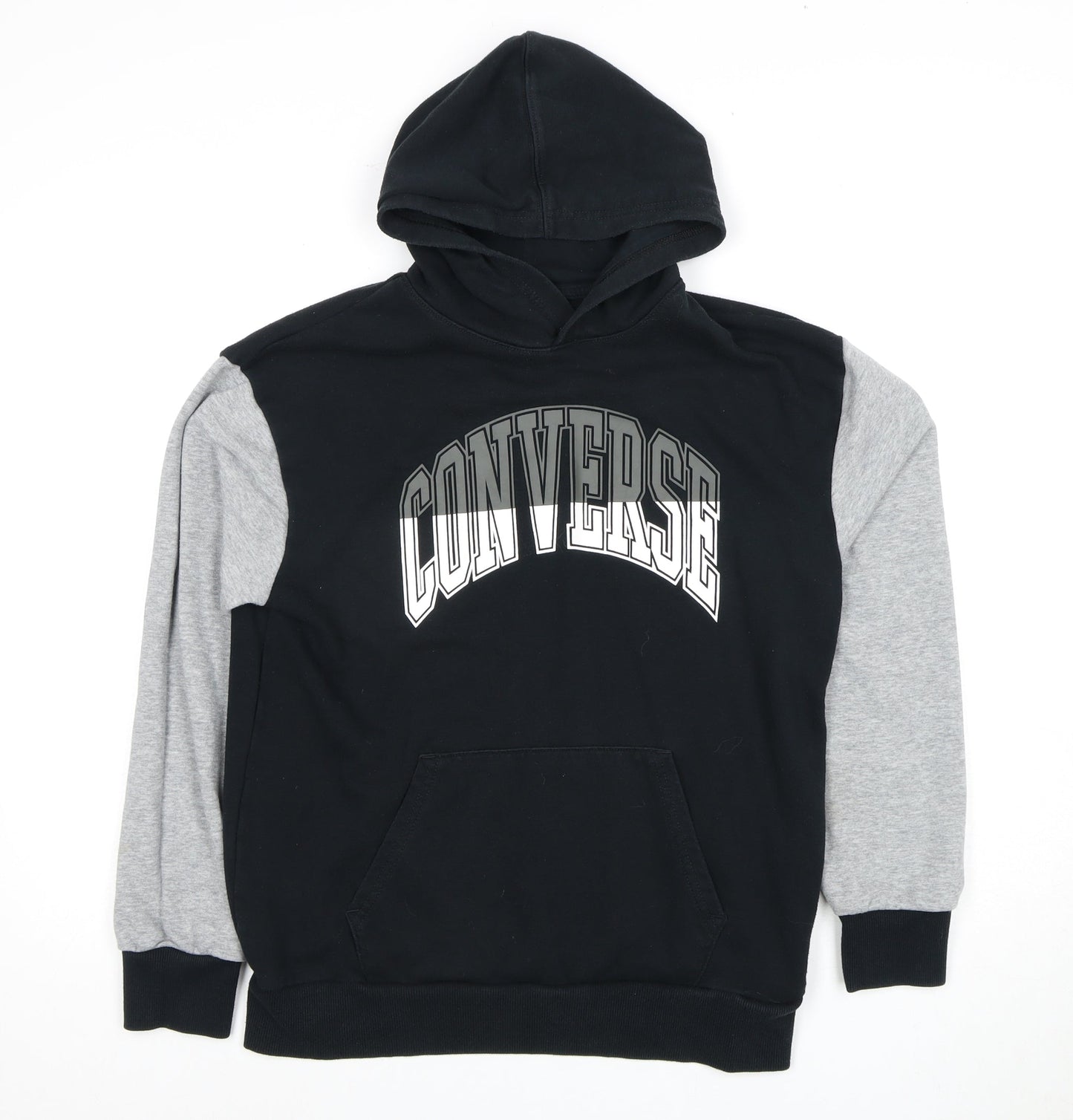 Converse Boys Black Pullover Hoodie XL - Logo Design
