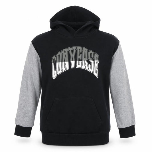 Converse Boys Black Pullover Hoodie XL - Logo Design
