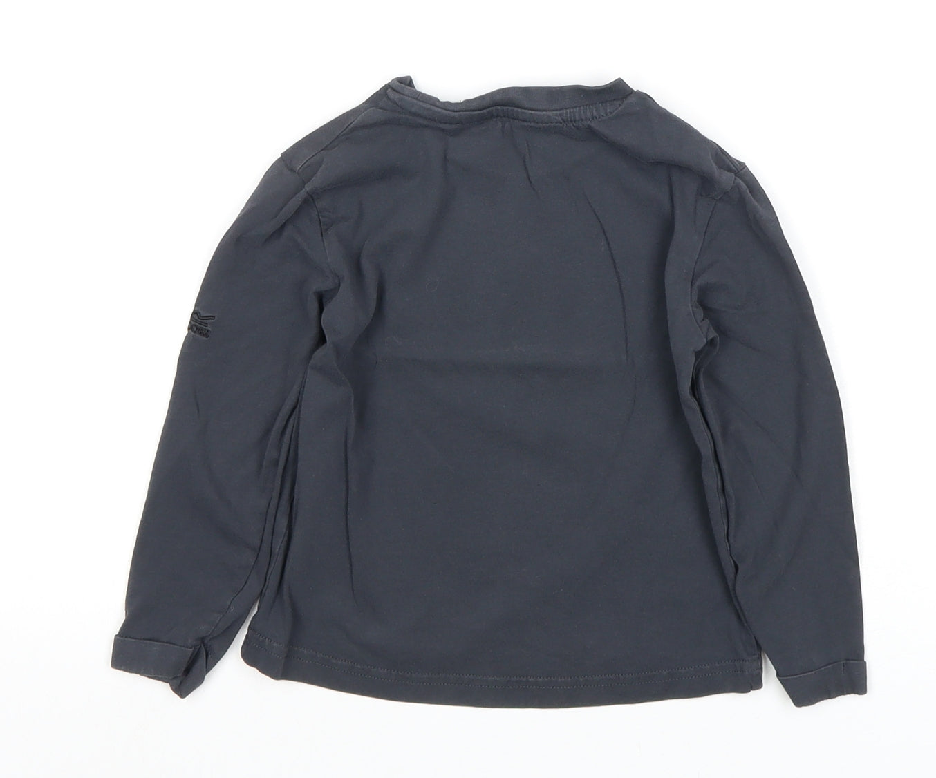 Regatta Boys Black Graphic Long Sleeve T-Shirt 3-4 Years